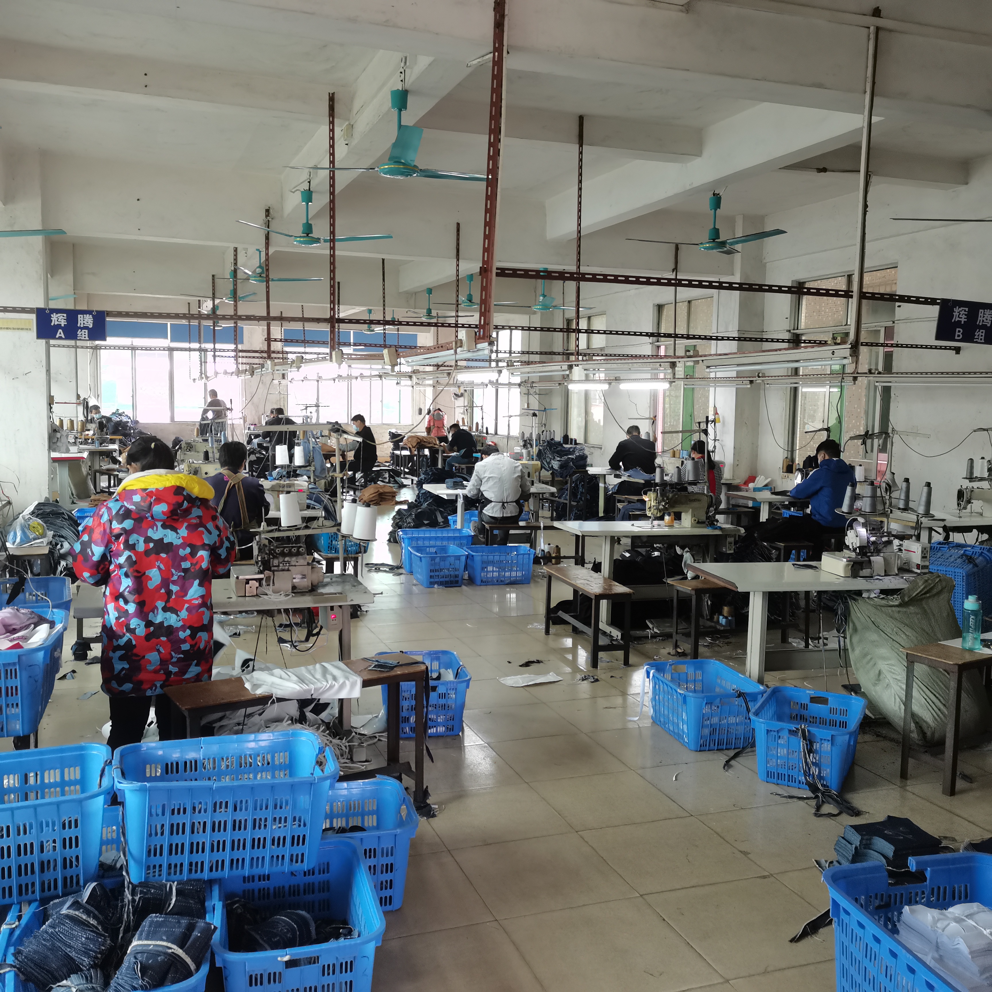 广州市辉腾纺织服装有限公司工厂图片2