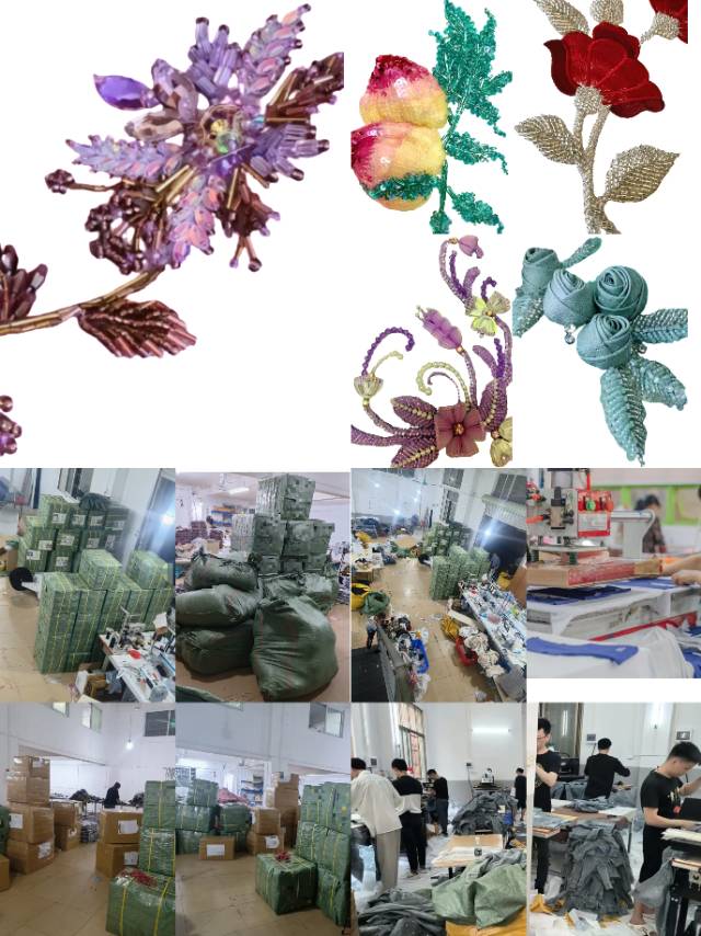 忠华服装工艺 承接(手工钉珠烫砖烫图)工厂接小单工厂图片3